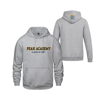 Peak Academy Grads Hoodie 2027 | CX2 Vault - Twill Embroidery & Logo on the Hood