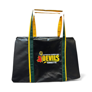 GCRA DEVILS EQUIPEMENT BAG PLAYER 31LX20HX15W WITH HEAT PRESS LOGO