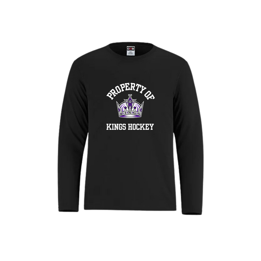 Kings Property Of Long Sleeve Dryfit | CX2 Shore - Full Front Heat Press