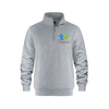 École élémentaire catholique George-Étienne-Cartier Coton Ouaté 1/4 Zip | CX2 Flux - Petit Logo Imprimé