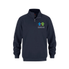 École élémentaire catholique George-Étienne-Cartier Coton Ouaté 1/4 Zip | CX2 Flux - Petit Logo Imprimé
