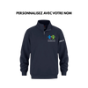 École élémentaire catholique George-Étienne-Cartier Coton Ouaté 1/4 Zip | CX2 Flux - Petit Logo Imprimé