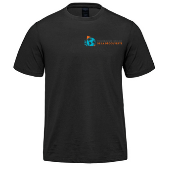 DE LA DÉCOUVERTE PARKOUR SHORT SLEEVE TEE WITH HEAT PRESSED LOGO