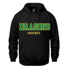 GLOUCESTER DRAGONS VAULT HOODIE WITH FULL FRONT APPLIQUE