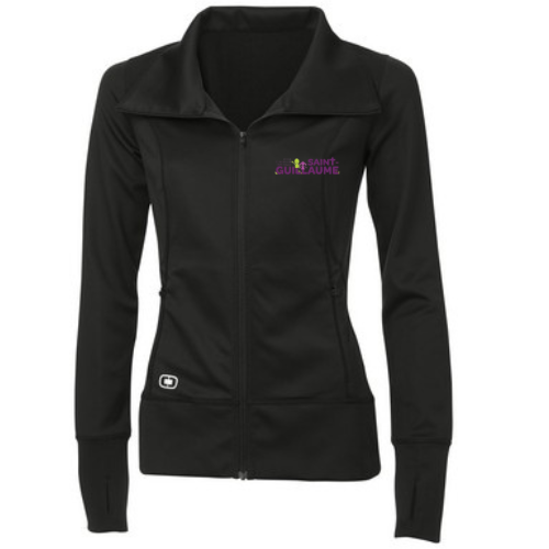 ÉCOLE ÉLÉMENTAIRE CATHOLIQUE SAINT GUILLAUME OGIO LADIES FULL ZIP POLY JACKET WITH EMBROIDERED LEFT CHEST LOGO