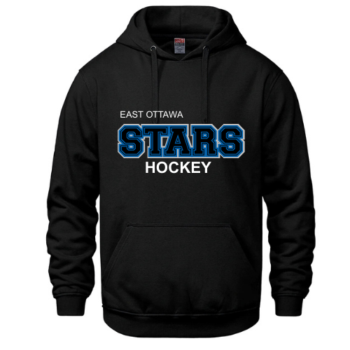 EO STARS CHAMPION HOODIE WITH "MIDNIGHT SERIES" TWILL APPLIQUE