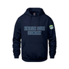 RIVERSIDE SOUTH VAULT HOODIE WITH TWILL APPLIQUE "RIVERSIDE SOUTH SECONDARY" AND EMBROIDERED LOGO ON SLEEVE