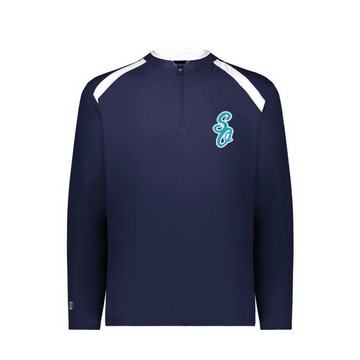 South Ottawa Girls Baseball Long Sleeve Cage Jacket | Momentec Holloway Clubhouse - Embroidered