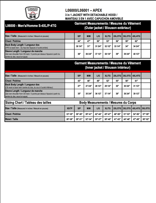 RSL KINGS APEX MEN'S 3 IN 1 JACKET