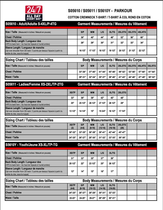 MAPLE RIDGE ELEMENTARY SCHOOL PARKOUR COTTON TSHIRT WITH FULL FRONT MAPLE RIDGE MAVERICKS LOGO