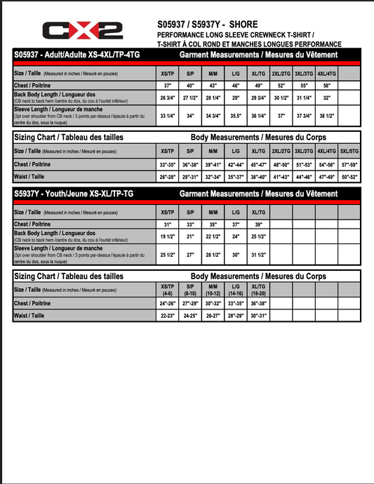 JONATHAN-PITRE SHORE DRYFIT LONG SLEEVE SHIRT