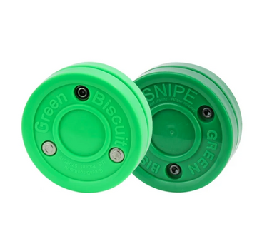 Green Biscuit Green Training Puck/Green Snipe Puck - Combo Pack