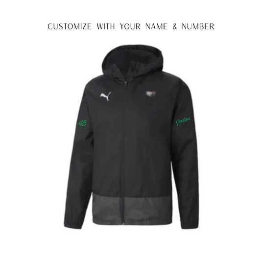 Hornets Puma Liga Rain Jacket Youth | Woven Patch