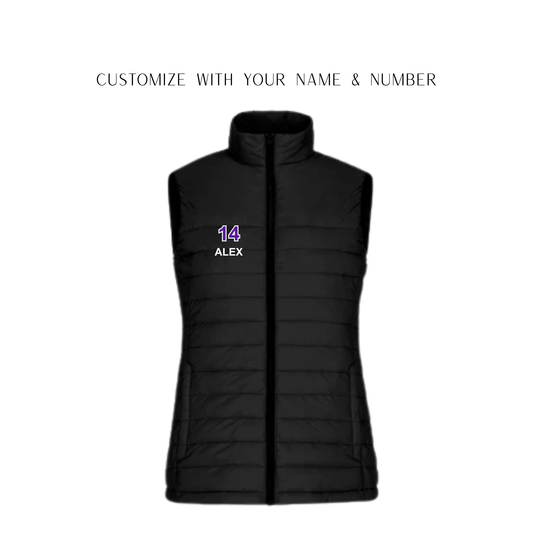 Kings Women's Sleeveless Puffer Jacket | CX2 Faro - Embroidered