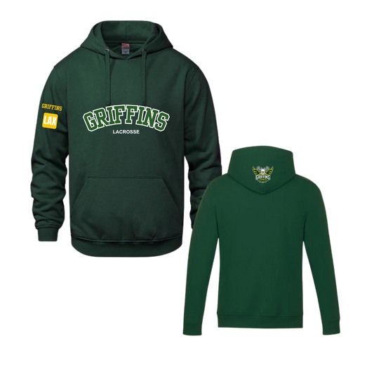 Griffins Hoodie | CX2 Vault - Twill Embroidery with LAX Sleeve & Logo on the Hood