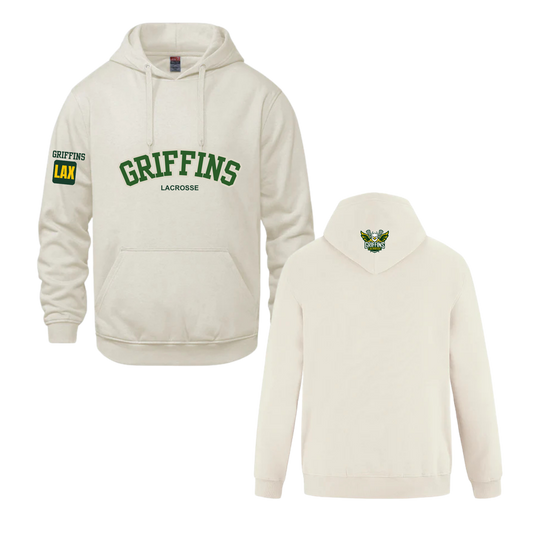 Griffins Hoodie | CX2 Vault - Twill Embroidery with LAX Sleeve & Logo on the Hood