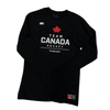 Adult Hockey Canada Long Sleeve Tee | Bauer — Stacked Black