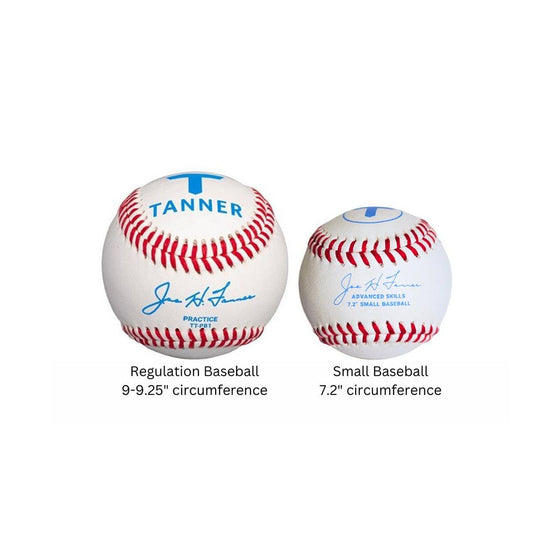 Tanner Tees Small Baseballs / Mini Baseballs for Hand Eye Coordination Drills