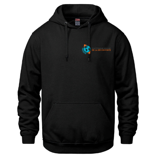 DE LA DÉCOUVERTE VAULT HOODIE WITH EMBROIDERED LEFT CHEST LOGO