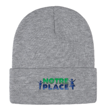 NOTRE PLACE POLAR TOQUE WITH EMBROIDERED NOTRE PLACE LOGO