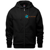 De La Découverte Full Zip Hoodie | CX2 Surfer - Embroidered Left Chest Logo