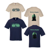Wolves Rugby Cotton Club T-Shirt | CX2 Parkour - Full Front Heat Press & Wolf on the Back