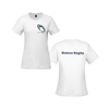 Wolves Rugby Women's Cotton T-Shirt | CX2 Parkour - Left Chest Heat Press & Wolves Rugby on the Back