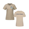 Wolves Rugby Women's Cotton T-Shirt | CX2 Parkour - Left Chest Heat Press & Wolves Rugby on the Back