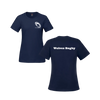 Wolves Rugby Women's Cotton T-Shirt | CX2 Parkour - Left Chest Heat Press & Wolves Rugby on the Back