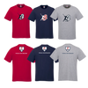 Girls OLLB Cotton T-Shirt | CX2 Parkour - Full Front & Base Logo behind the Neck + "Orléans Girls Baseball" Underneath