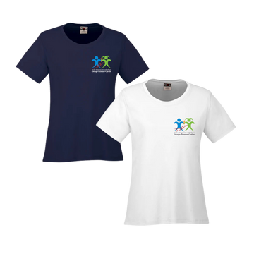 École élémentaire catholique George-Étienne-Cartier T-Shirt Dri-Fit pour Femme | CX2 Coast - Petit Logo Imprimé