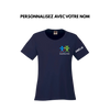 École élémentaire catholique George-Étienne-Cartier T-Shirt Dri-Fit pour Femme | CX2 Coast - Petit Logo Imprimé