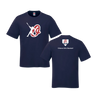 Girls OLLB Cotton T-Shirt | CX2 Parkour - Full Front & Base Logo behind the Neck + "Orléans Girls Baseball" Underneath