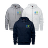 École élémentaire catholique George-Étienne-Cartier Coton Ouaté avec Fermeture Éclair | CX2 Surfer - Petit Logo Imprimé