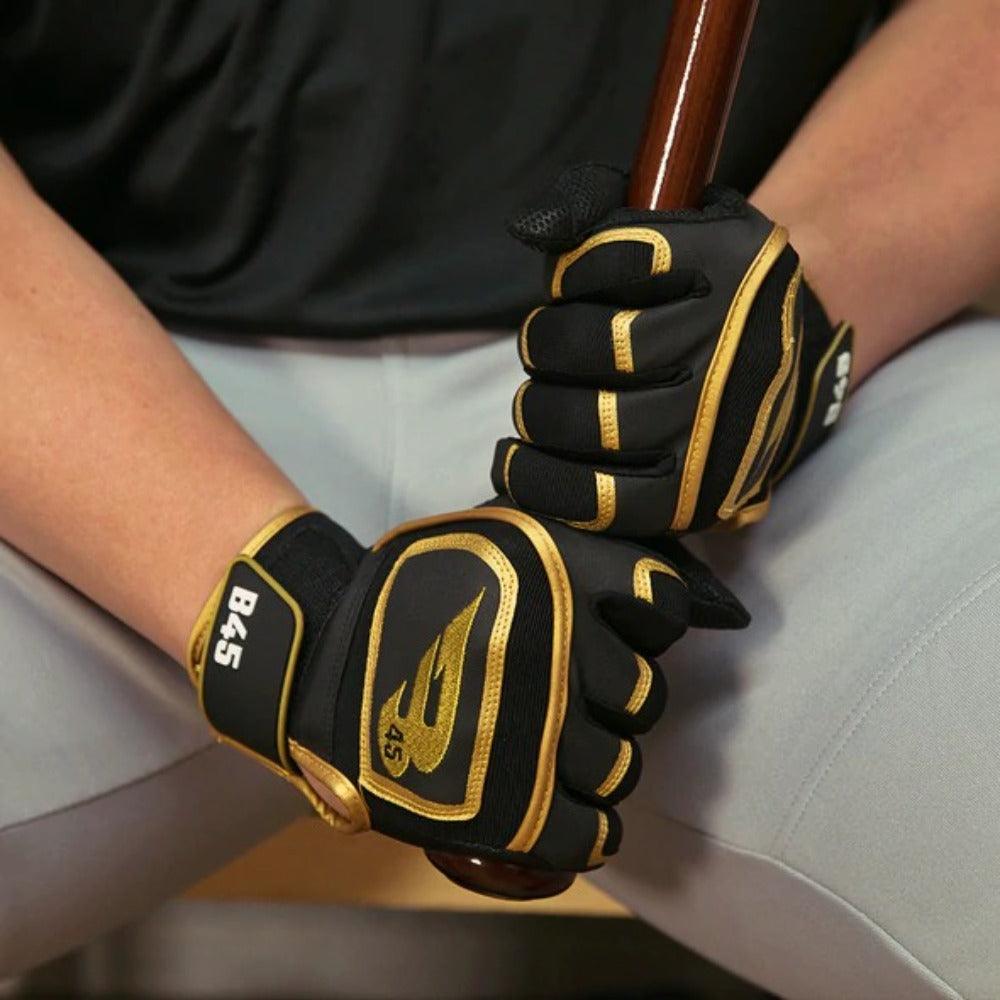 B45 Midnight Series Batting Gloves - Sports Excellence