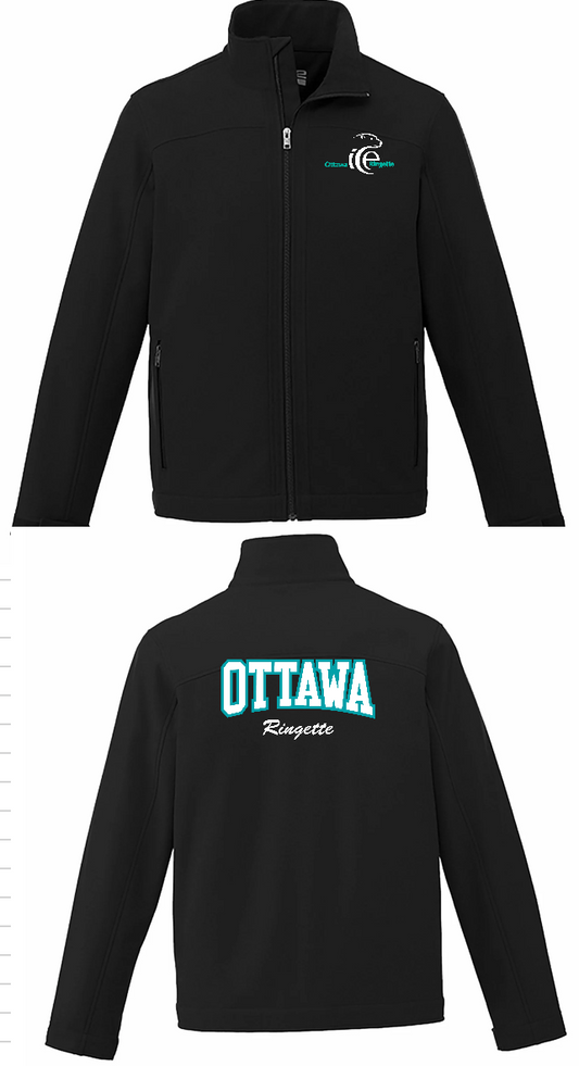 CORA CX2 LIGHTWEIGHT SOFTSHELL JACKET YOUTH WITH BACK APPLIQUÉ
