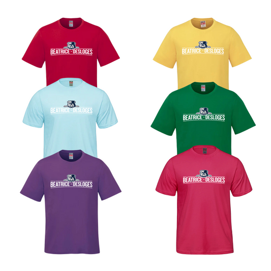 BEATRICE-DESLOGES TSHIRT ATC COTON À MANCHES COURTES AVEC LOGO IMPRIMÉ AU DEVANT