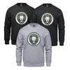 HENRY MUNRO CREWNECK SWEATSHIRT WITH FULL FRONT HEAT PRESS LOGO