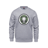 HENRY MUNRO CREWNECK SWEATSHIRT WITH FULL FRONT HEAT PRESS LOGO