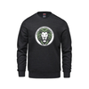 HENRY MUNRO CREWNECK SWEATSHIRT WITH FULL FRONT HEAT PRESS LOGO