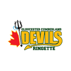 GLOUCESTER CUMBERLAND DEVILS HOCKEY logo