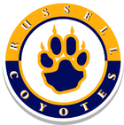 RUSSELL COYOTES COMPETITIVE HOCKEY logo