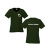 Wolves Rugby Women's Dryfit T-Shirt | CX2 Coast - Left Chest Heat Press & Wolves Rugby on the Back