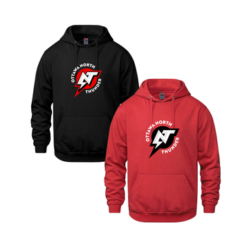 OTTAWA NORTH VAULT HOODIE WITH FULL FRONT HEAT PRESSED LOGO