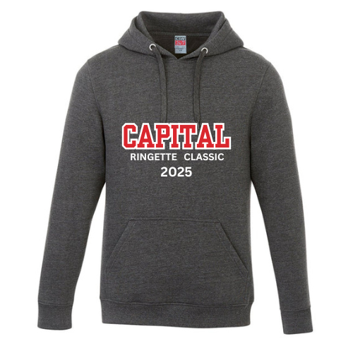 CAPITAL RINGETTE CLASSIC CSW VAULT PULLOVER HOODED SWEATSHIRT WITH FULL FRONT TWILL APPLIQUÉ