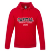 CAPITAL RINGETTE CLASSIC CSW VAULT PULLOVER HOODED SWEATSHIRT WITH FULL FRONT TWILL APPLIQUÉ