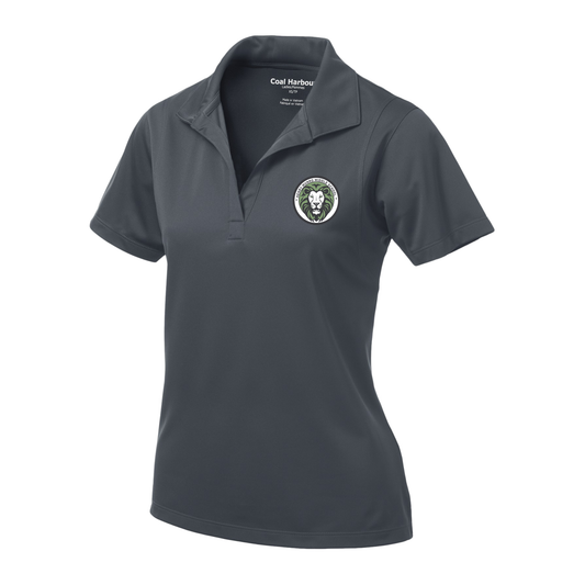 HENRY MUNRO COAL HARBOUR POLO WITH LEFT CHEST EMBROIDERED LOGO WOMEN