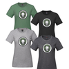 HENRY MUNRO PARKOUR COTTON TSHIRT WITH FULL FRONT HEAT PRESS LOGO WOMEN