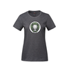 HENRY MUNRO PARKOUR COTTON TSHIRT WITH FULL FRONT HEAT PRESS LOGO WOMEN