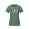 HENRY MUNRO PARKOUR COTTON TSHIRT WITH FULL FRONT HEAT PRESS LOGO WOMEN